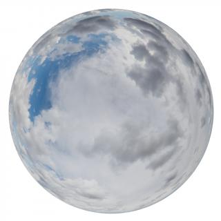 HDRi Skydome of Clouded Sky 12K